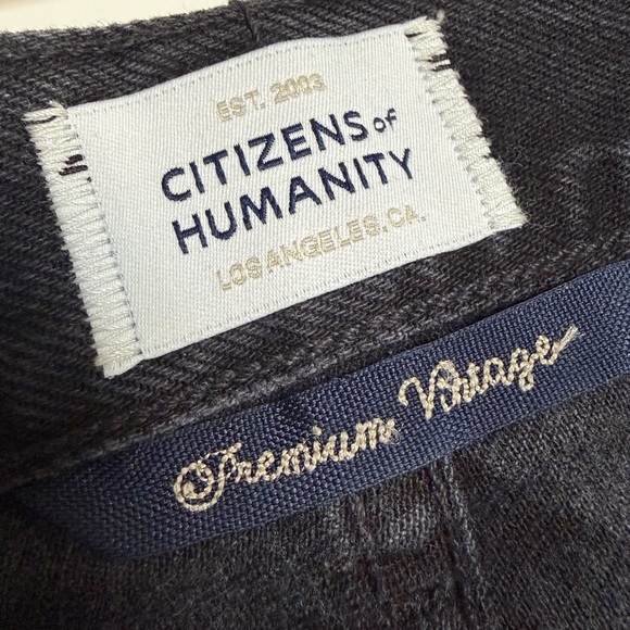 Citizens of Humanity Charcoal barrel Vintage Denim - Picture 2 of 11